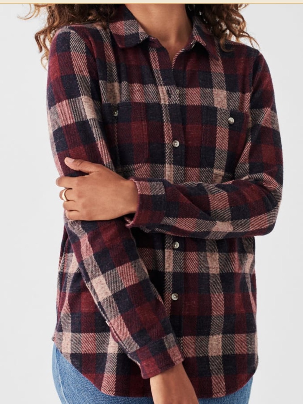 Faherty Legend Seater Shirt (plaid flannel)
